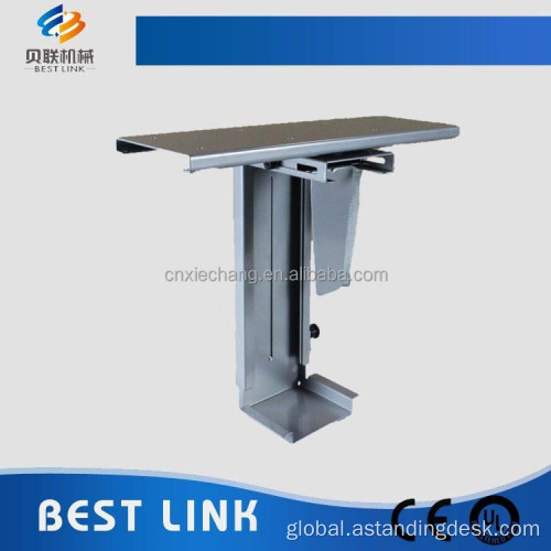 Under Desk Computer Mount Movable cold rolled steel under desk CPU holder Factory